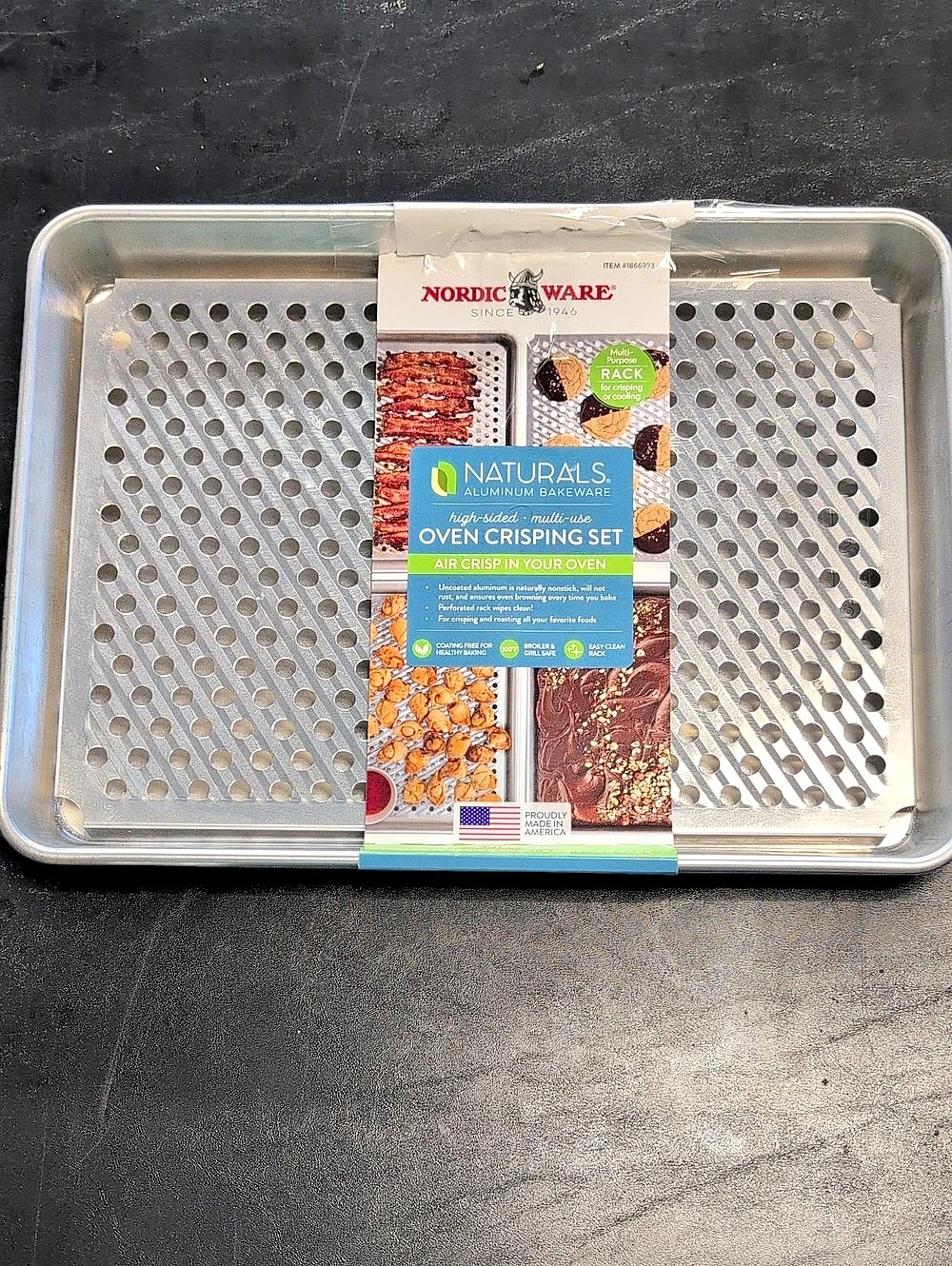Nordic Ware Naturals High-Sided Multi-Use Oven Crisping Set Naturals Oven